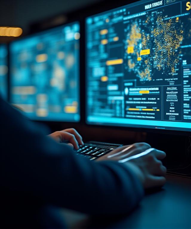 Logistics dispatcher coordinating freight movements