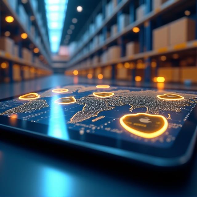 Digital data protection and logistics security visualization
